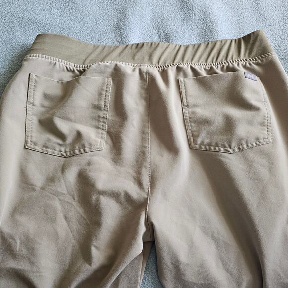 FIGS Scrub Pants Joggers XL/P Tan Technical Collection Elastic Waist Medical - Picture 4 of 10